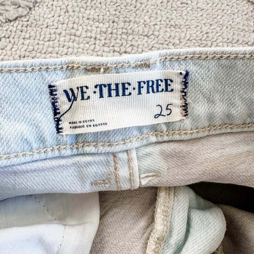 We The Free Women's Cream Ankle Jeans - Picture 2 of 3